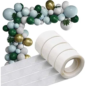 Wholesale balloon accessories 1.8cm *2m 100 dots balloon glue dots ballon glue dot tape decoration supplies