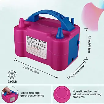 Hot sale Electric Balloon Pump Air Blower Party Balloons Decoration Portable Balloon Machine
