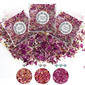 Amazon hot sale confetti for party wedding events dried flowers petals rose petals lavender confetti
