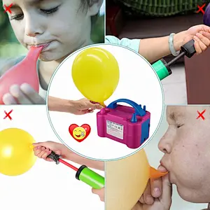 Hot sale Electric Balloon Pump Air Blower Party Balloons Decoration Portable Balloon Machine