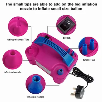 Hot sale Electric Balloon Pump Air Blower Party Balloons Decoration Portable Balloon Machine