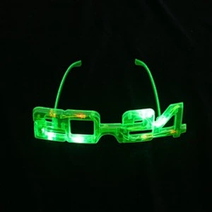 2024LED Glasses Light Up Party Glowing Flashing Eyeglasses Party Glasses Led Flashing New Year 2024 Glasses