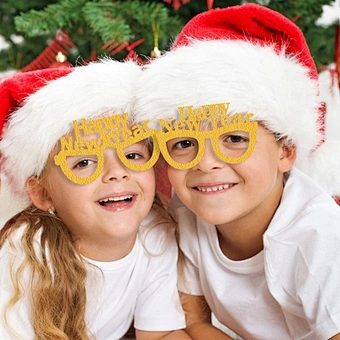 24pcs per set Dress-Up Accessories Wedding Party Favors Free Printable Photo Booth Prop Happy New Year 2024