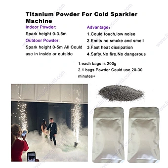 Sparkler 200g Composite Wedding Stage Effect Indoor Outdoor Safe Cold Fireworks Ti Titanium Powder For Spark Machine