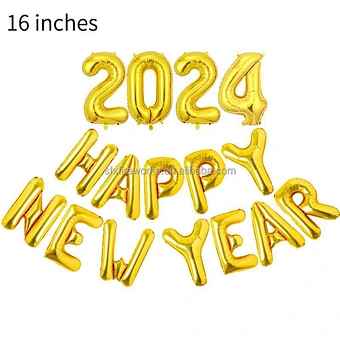 16inch Rose Gold Number Home Celebration Merry Christmas Party Decoration Supplies Globos Decor Foil Happy New Year 2021 Balloon