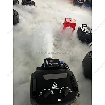 dry ice ground smoke fog machine 6000W dry ice machine for wedding first dance stage party wedding decoration