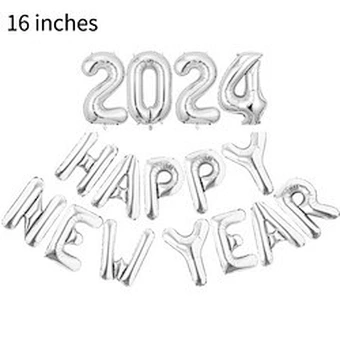 16inch Rose Gold Number Home Celebration Merry Christmas Party Decoration Supplies Globos Decor Foil Happy New Year 2021 Balloon