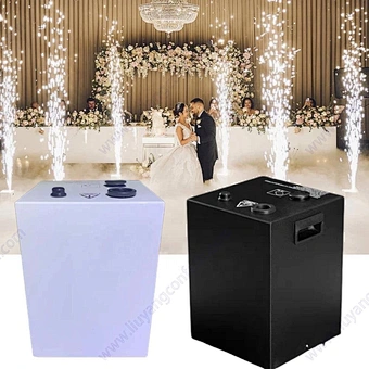 Hot selling cold Spark Machine fireworks Waterfall Sparkler Fountain Stage with Good quality