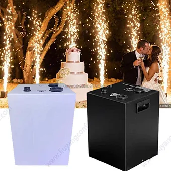 Hot selling cold Spark Machine fireworks Waterfall Sparkler Fountain Stage with Good quality