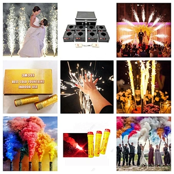 3m 30s stage electronic indoor cold fountain fireworks