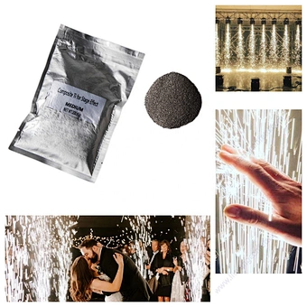 200g Indoor Outdoor Titanium ti Composite Powder for Sparkler Fireworks Cold Spark Machine Wedding