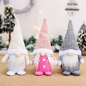 Home Ornament Xmas Navidad Natal New Year 2023 Gift Set For Kids Toys Gnome Christmas Faceless Doll Merry Christmas Decoration