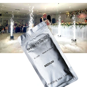 wedding marriage bride couple entry dj indoor outdoor 200g titanium powder composite ti cold powder price for cold spark machine
