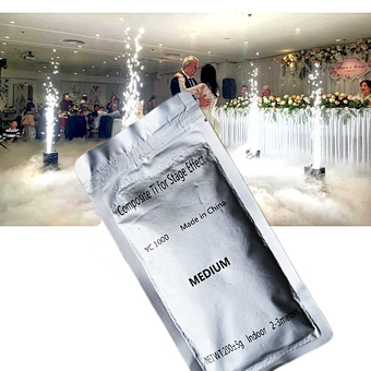 wedding marriage bride couple entry dj indoor outdoor 200g titanium powder composite ti cold powder price for cold spark machine