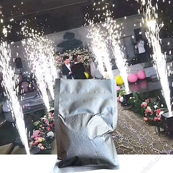 650w Mini Firework Stage Set 750w Wedding Dmx Additive Grain Composite Particles Large Size Cold Spark Machine Titanium Powder