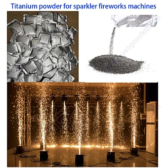 Wedding Stage Event Dj Indoor Outdoor 200g Titanium Powder Composite Ti Cold Powder For Cold Spark Machine 650w 600w 750w 400w