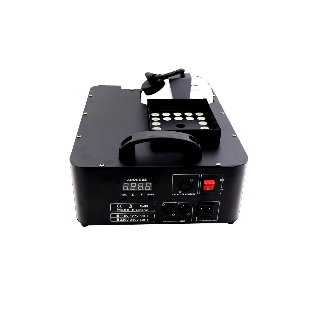 Vertical Fog 1500w Color Column Smoke Machine 32*3W LED Jet Fog Machine Stage equipment