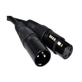 Cannon Line Balanced Audio Dual Microphone Mixer Extension 512 Male 3 Signal Wire Cord Xlr 5 Pin Female Dmx Lighting Cable