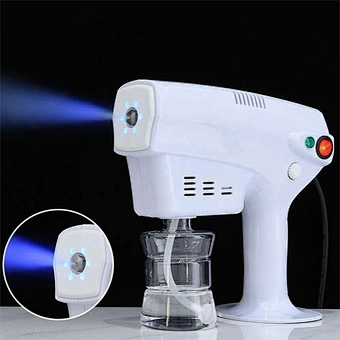 1200W Handheld Atomization Disinfection Fog Machine Stage Smoke Machine Light Nano Steam Gun Hair Spray Machine 220V 110V