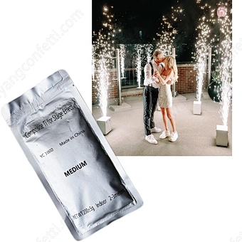 200g Indoor Outdoor Titanium ti Composite Powder for Sparkler Fireworks Cold Spark Machine Wedding