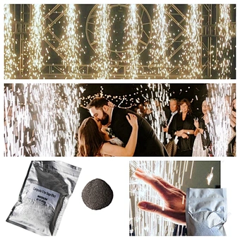 200g Titanium Powder For Cold Spark Machine Special Effect Cold Spark Machine Powder Dusty