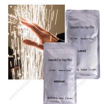 Cold Stage Pyro Wedding Dj Making Waterfall Spark Fountain Gun Control Refill Titanium Powder For Pyrotechnic Fireworks Machine