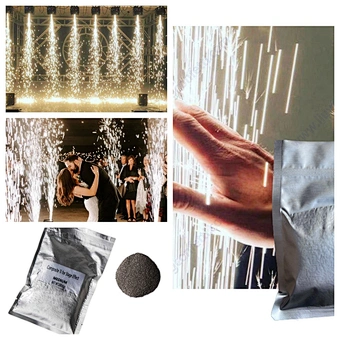 200g Titanium Powder For Cold Spark Machine Special Effect Cold Spark Machine Powder Dusty