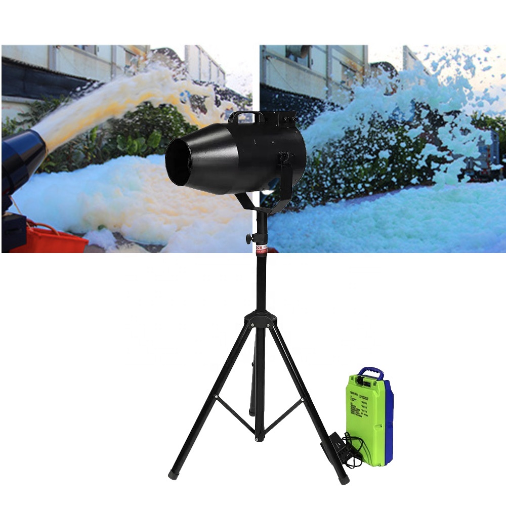 Summer new style small party foam machine cannon for outdoor indoor swimming pool spray jet foam machine with case 1000W