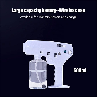 Household Portable Wireless Sprayer Machine Steam Alcohol Dispenser Touchless Distillation Equipment Disinfection Nano Spray Gun