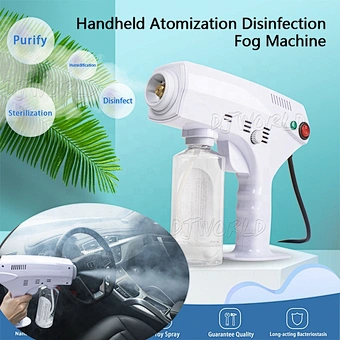 1200W Handheld Atomization Disinfection Fog Machine Stage Smoke Machine Light Nano Steam Gun Hair Spray Machine 220V 110V