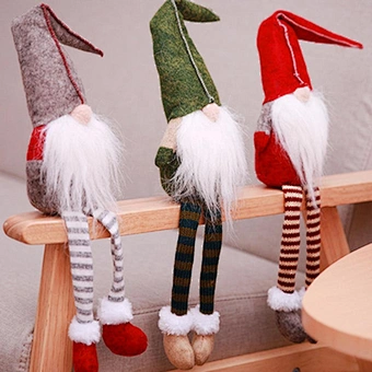 Home Ornament Xmas Navidad Natal New Year 2023 Gift Set For Kids Toys Gnome Christmas Faceless Doll Merry Christmas Decoration