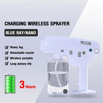 Household Portable Wireless Sprayer Machine Steam Alcohol Dispenser Touchless Distillation Equipment Disinfection Nano Spray Gun