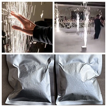 200g Titanium Powder For Cold Spark Machine Special Effect Cold Spark Machine Powder Dusty