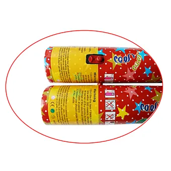 Indoor and Outdoor Safe Perfect Confetti Cannons Air Compressed Party Poppers For Any Party Wedding Celebration