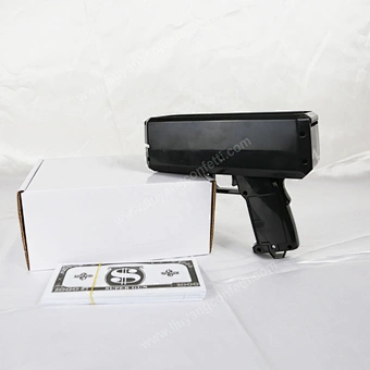 Make It Rain Cash Shooter Plastic Toy Shot Super Party Night Club Golden Custom Logo 2022 Gold Plated Spray Plating Money Gun