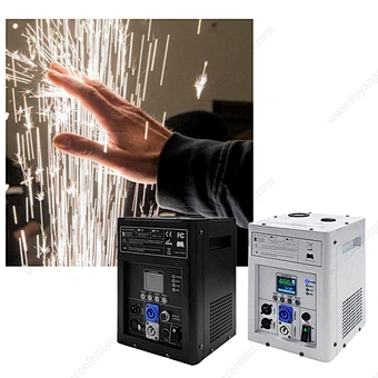 WholeSale Electric Vending Powder Equipment Smokeless Fog Sparklers Fountain Cold Pyro Spark Fireworks Machine For Wedding Stage