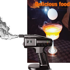 Bartender Flavour Blaster 2 Machine Electric Bubble Smoke Gun Cocktail Electrico Smock Smoker Kit They Pistola Infuser Food