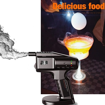 Bartender Flavour Blaster 2 Machine Electric Bubble Smoke Gun Cocktail Electrico Smock Smoker Kit They Pistola Infuser Food