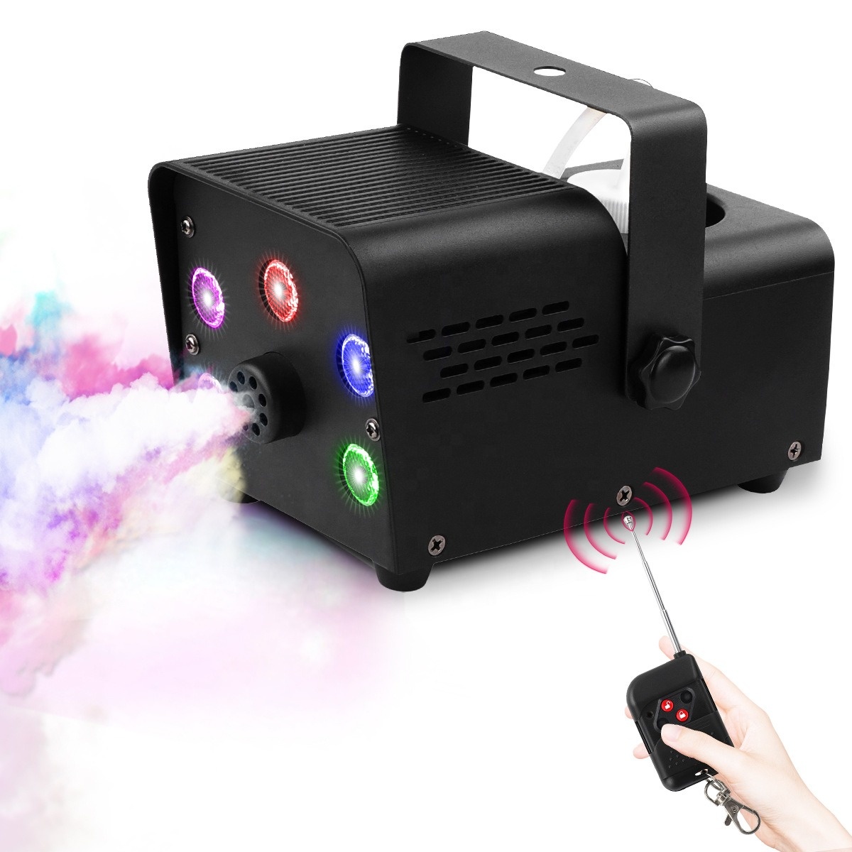 Stage Equipment 500W LED Color Fog Machine For Wedding Disco Dj Party Somg machine Light with Remote Control Smoke Machine