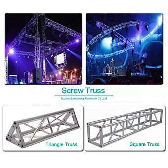 Trussing System Light Concert Aluminium Display Sale Used Dj Outdoor Design Stage Cheap 290mm Aluminum Square Lighting Truss