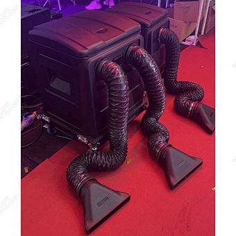 Wedding Concert DJ SFX Patent DMX Dry Ice Low Fog Machine 6000W High Capacity Low Smoke Machine for Stage Performances Wedding