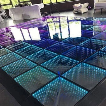 Dj Wedding Event Party Decoration Stage Special effect Entry First dance Disco 3d infinity mirror video light led floor