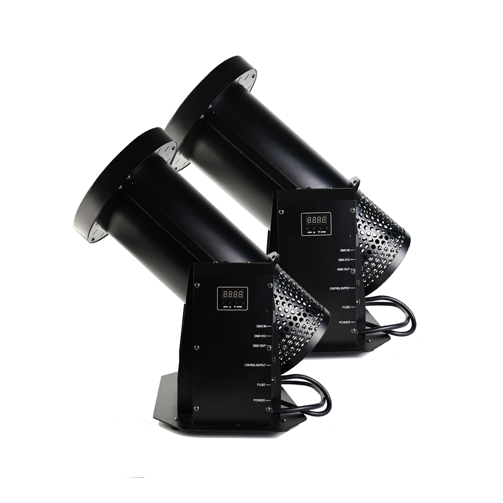 Stage Special Effects DMX 512 LED Confetti Blower Cannon Color Paper Launcher Machine Confetti Spray Machine
