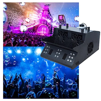 Led Light Concert Equipment 1500w Rgb Fog Smoke Bubble Machine For Wedding Stage Party
