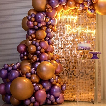 Event Silver Backdrop Iridescent Decorative Backdrop Wedding Birthday Party Decoration Transparent Sequin Shimmer Wall Panel