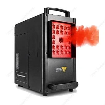 Dmx 1500w Wedding Dry Ice Fog Stage Party Dj Power With 24pc Rgb Led Smoking Disco Remote Control Mini Light Smoke Machine