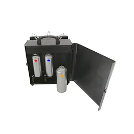 Stage Show Effect Dmx Control 3 Head Fan Shape Triple-way Party Dj Sparkler Firework Firing Thrower Flame Projector Fire Machine