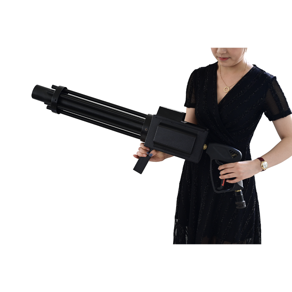 Stage Machine Wedding Party Celebration Effect Super Shooter Single Paper Dj Electric Popper Co2 Handheld Confetti Cannon Gun