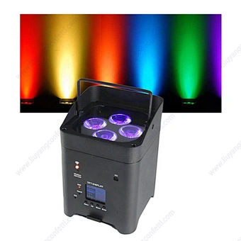 6*18W Rgbwauv Dj Wedding Battery Powered LED Uplight WIFI Wireless Dmx Stage Lights