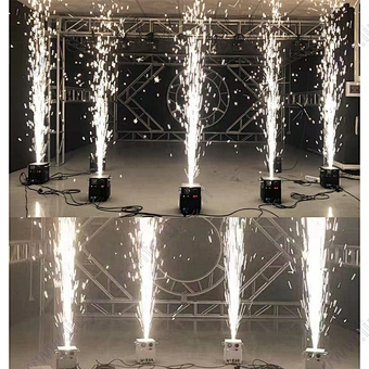 750w Fireworks Waterfall Fountain 650w Spinning Control 600w Mini Wireless Wedding Stage Special Effects Cold Spark Machine